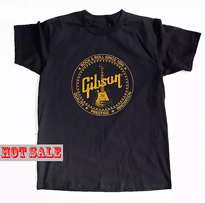 $24.69 • Buy Gibson Les Paul Guitar Music 1894 T Shirt Size S-5XL EE1119