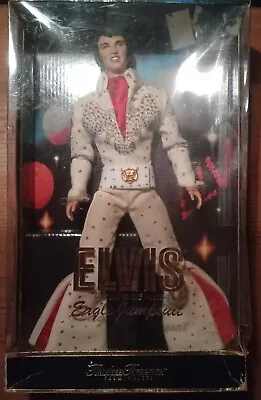 Elvis Collectible Doll With White Eagle Jumpsuit See Description For More. • $100