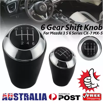 For Mazda 3 5 6 Cx-7 Mx-5 2003-2017 Manual 6 Speed Gear Shift Stick Knob Chrome • $22.99