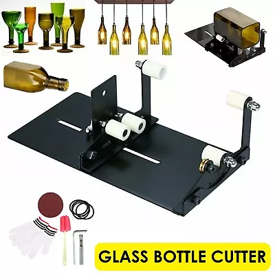 Glass Bottle Cutter Glass Bottle Cutting Tool Square & Round Bottle Cutter DIY • $35.49