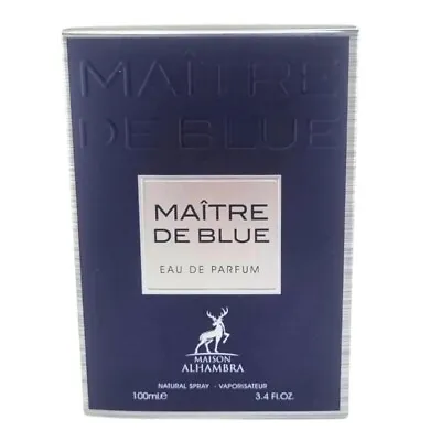 Maison Alhambra Maitre De Blue De Parfum Perfume For Men Spray 100ML-3.4Floz • $47.49