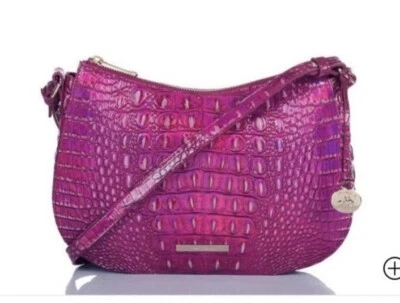 £244.59 • Buy Brahmin Shayna Potion Embossed Leather Cross Body NWT