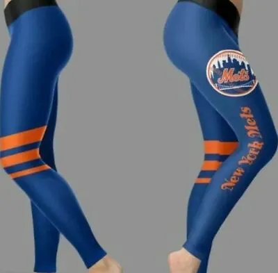 New York Mets Women's Leggings Small - 2X-Large Stripes • $21.99