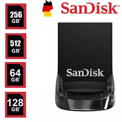 $11.59 • Buy SanDisk Cruzer FIT Mini USB Flash Drive 16/63/256/512GB Memory Stick Thumb Pen