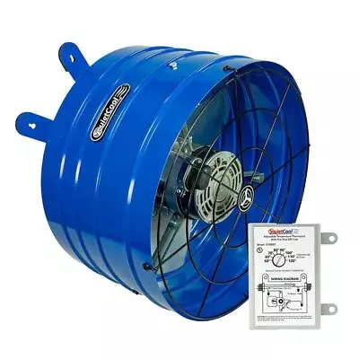 QuietCool Gable Mount Attic Fan 120V 1945-CFM 2-Speed W/ Built-In Thermostat • $121