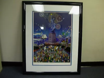 Melanie Taylor Kent  Statue Of Liberty  1986 Serigraph Hand Signed Numbered • $400