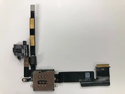 Genuine Apple Headphone Audio Jack Flex Cable SIM Reader For IPad 2 3G 821-1377 • £2.75