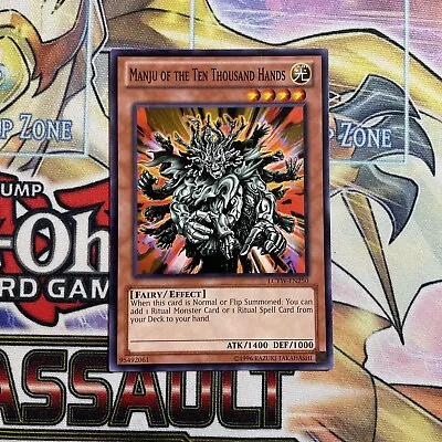 Yugioh! Manju Of The Ten Thousand Hands LCYW-EN250 Common Unlimited NM • $2.09