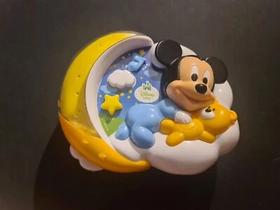 £9.99 • Buy Disney Clementoni Baby Mickey Mouse Star Projector & Night Light, Music & Timer 