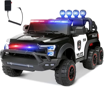 $605.99 • Buy Kids Ride On Police Car, 12V Battery Powered Electric Cars W/2.4G Remote Control