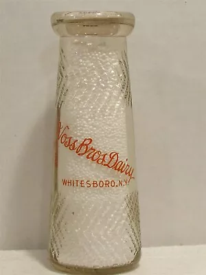 TRPHP Juice Milk Bottle Voss Bros. Brothers Dairy Farm Whitesboro NY ONEIDA CO  • $19.99