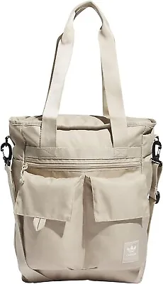 Adidas Originals Utility Carryall Unisex Tote Laptop Gym Travel Bag Cream NEW • $53.95