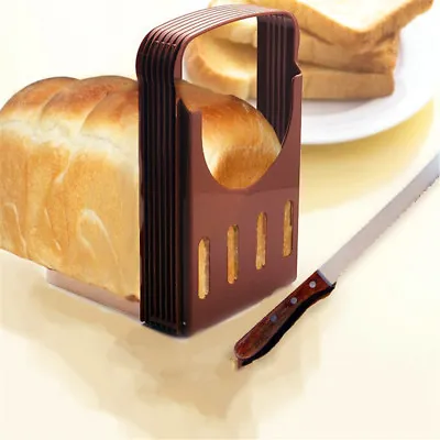 £5.57 • Buy Practical Bread Cutter Loaf Toast Slicer Cutting Slicing Guide Kitchen Tool D*MJ