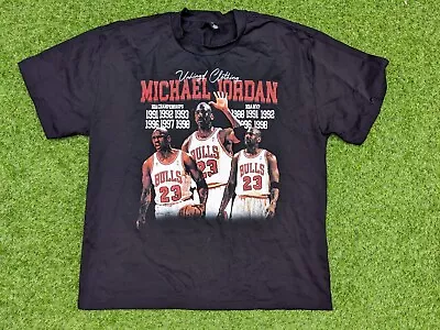 Mens Michael Jordan NBA Unhinged Clothing Top Tshirt Heavy XL Chicago Bulls • $28.89