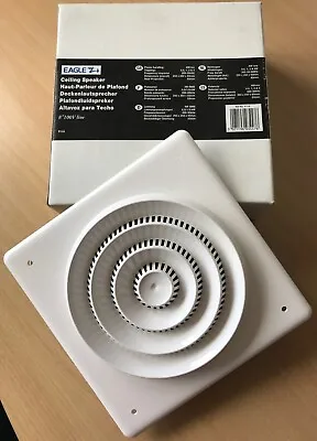 Eagle 100 V Line Square Flush Fit Ceiling Speaker • £10