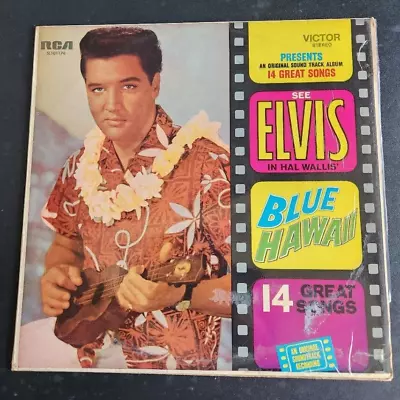 ELVIS PRESLEY BLUE HAWAII ORIGINAL Australian Pressing LP Vinyl Record 12  • $49