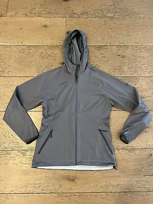 Mammut Lemah Hoodie Women's Medium Gray Full Zip Jacket Hiking Softshell • $29