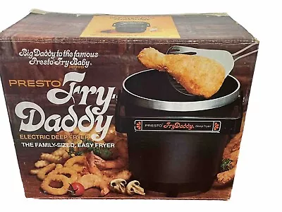 Vintage 1977 Presto Fry Daddy Deep Fryer Model 05420 Original Box Made In USA • $32.95