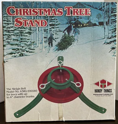 NEW! Vintage Handy Things Christmas Tree Stand Model No 43RG 650140 Red Green • $9.90