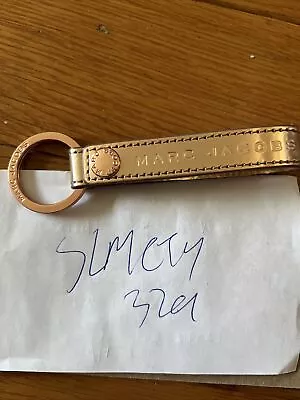 New Marc Jacobs Key Loop Ring Key Chain Metallic Rose Gold In Hand Ship Now Rare • $49.95