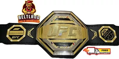 UFC Legacy Championship Title Belt 4mm Zinc Gold Adult Size Replica Belt • $164.88
