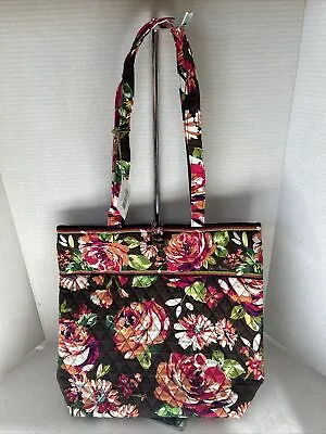 Vera Bradley English Rose Tote With Tortoise Shell Color Toggle NWT • $49