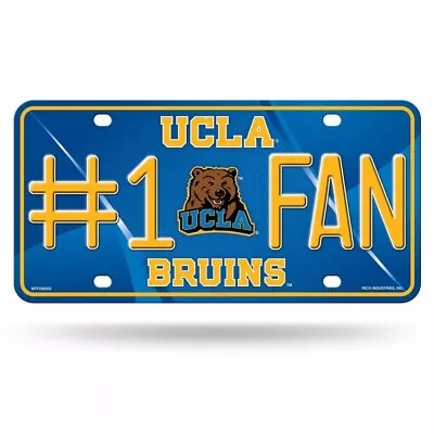 #1 Fan Ucla University California Los Angeles Made In Usa  License Plate • $29.99