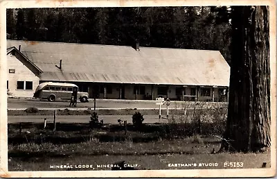 Real Photo Postcard Mineral Lodge In Mineral California~134308 • $8.50