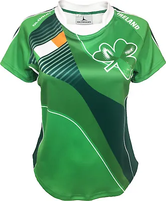 Olorun Ireland Home Nations Ladies Exofit Sublimated Rugby Shirt 08-12 • £15