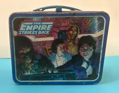 STAR WARS EMPIRE STRIKES BACK LUNCH BOX!!  Has Original THERMOS!! • $64.50