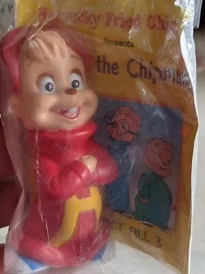 Vintage 1990 Still Sealed In Plastic ALVIN & The Chipmunks Canada Exclusive Fig • $14.99