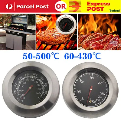 Barbecue Thermometer Oven Pit Temp Gauge 50-500℃ BBQ Smoker Grill Temperature • $12.32