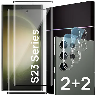 Fr Galaxy S24 S23 S22 S21 FE Plus Ultra S20 Tempered Glass Lens Screen Protector • $6.40