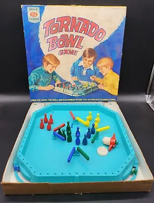 Vintage Tornado Bowl Game Ideal 1971 Bowling Pins Rare With Box • $43.69