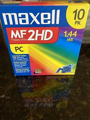 Maxell MF 2HD High Density Disks IBM Compatibles Formatted 8 Disks • $0.50