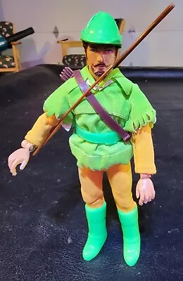 VINTAGE MEGO ROBIN HOOD FIGURE Excellent Condition Repro Bow Missing Knife  • $75