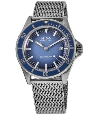 New Mido Ocean Star Tribute Blue Dial Steel Men's Watch M026.807.11.041.01 • $1148