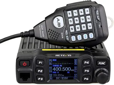 RT95 Dual Band Mobile Radio Dual Speaker Mobile Transceiver 200 Channels 180 D • $147.99