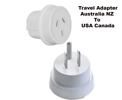 $13.69 • Buy Travel Adapter  Power Socket To Plug Australia AU NZ To USA Canada Adaptor