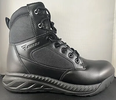 Bates Men’s Size 9 Opspeed Black Leather Soft Toe Tactical Police Boots E0888 • $69.95