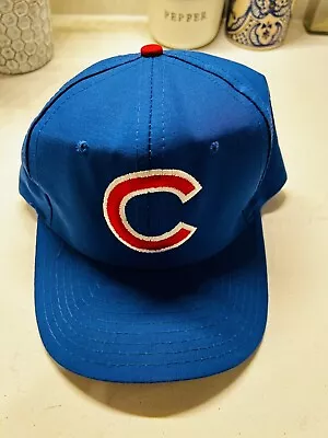 Vintage Chicago Cubs MLB Adjustable Snapback Hat Cap Pro Star Universal • $12