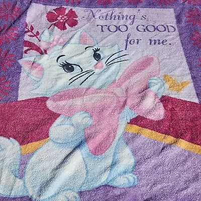 Disney Aristocats Marie Ann 60x84 7ft Throw Blanket Nothing's Too Good For Me! • $60