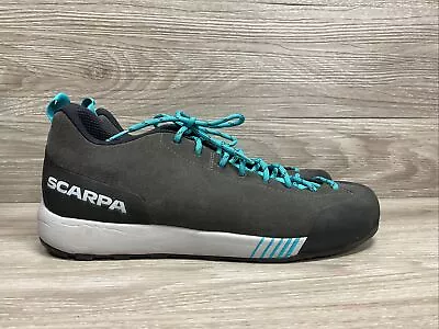 Scarpa Gecko Size 10 Climbing Approach Shoes 43 Mens Shark Azure Gray Blue • $55.20