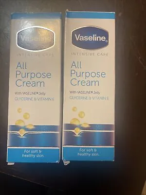 SET OF 2 Vaseline Intensive Care All Purpose Cream Rough Skin Relief 1.41oz • $8