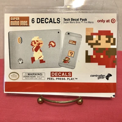 $14.95 • Buy Super Mario Bros. Decals Video Games Laptops  6 Decal Pack Tech Stickers New