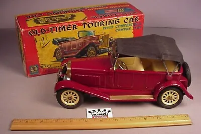 Vintage Cragstan Touring Car Tin Friction Toy 1925 Mercedes Benz Japan MIB  • $87.99