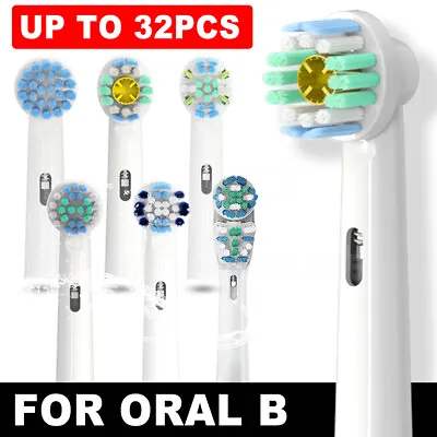 $20.99 • Buy Up To 24 Braun Oral B Electric Toothbrush Replacement Heads Brushes