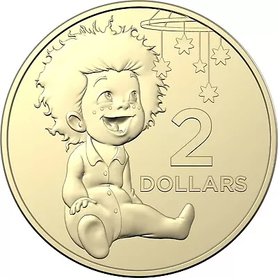 $39.95 • Buy 2023 Australian Two Dollar $2 Coin - ABORIGINAL YOUNGER UNC Ex RAM Mint BABY Set