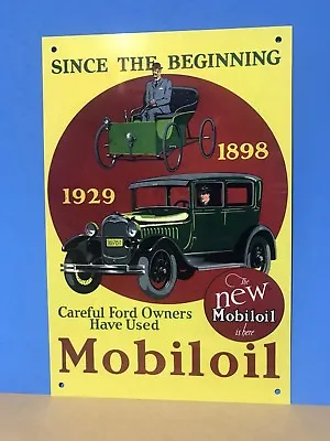 Mobiloil Mobil Oil Vintage Style Racing Metal Reproduction Sign Gas Gasoline • $19.99