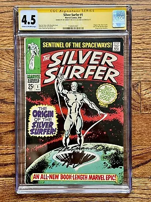 Silver Surfer #1 CGC 4.5 Marvel Comics 2x Signed By Joe Sinnott And Stan Lee • £1604.54